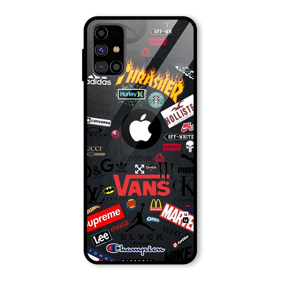 Rich Life Glass Back Case for Galaxy M31s