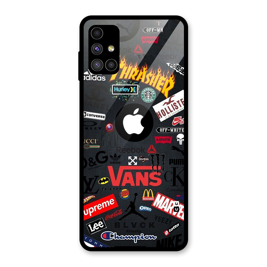 Rich Life Glass Back Case for Galaxy M51