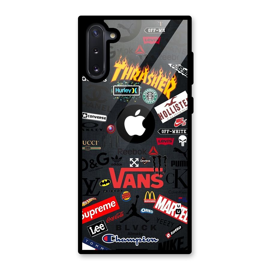 Rich Life Glass Back Case for Galaxy Note 10