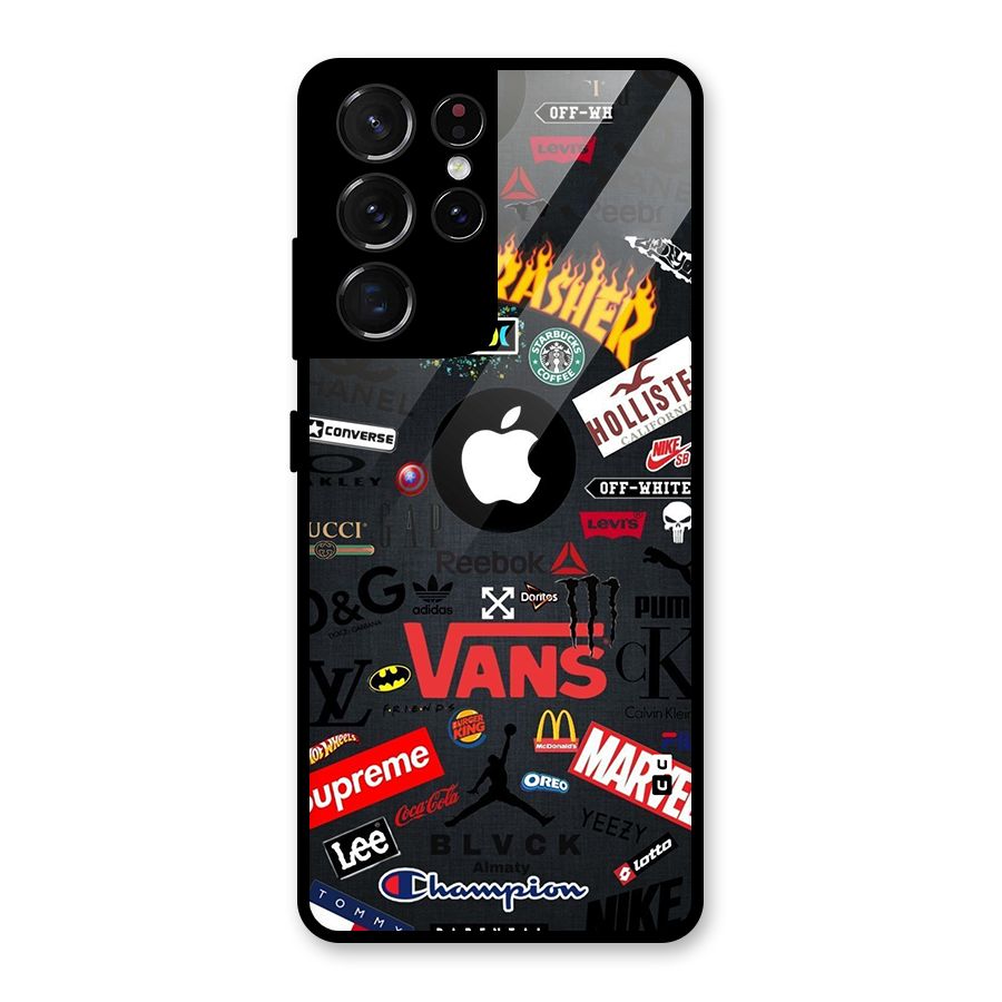Rich Life Glass Back Case for Galaxy S21 Ultra 5G