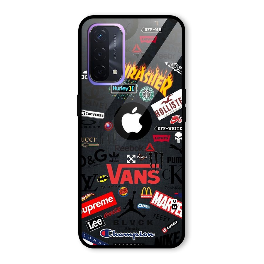 Rich Life Glass Back Case for Oppo A74 5G
