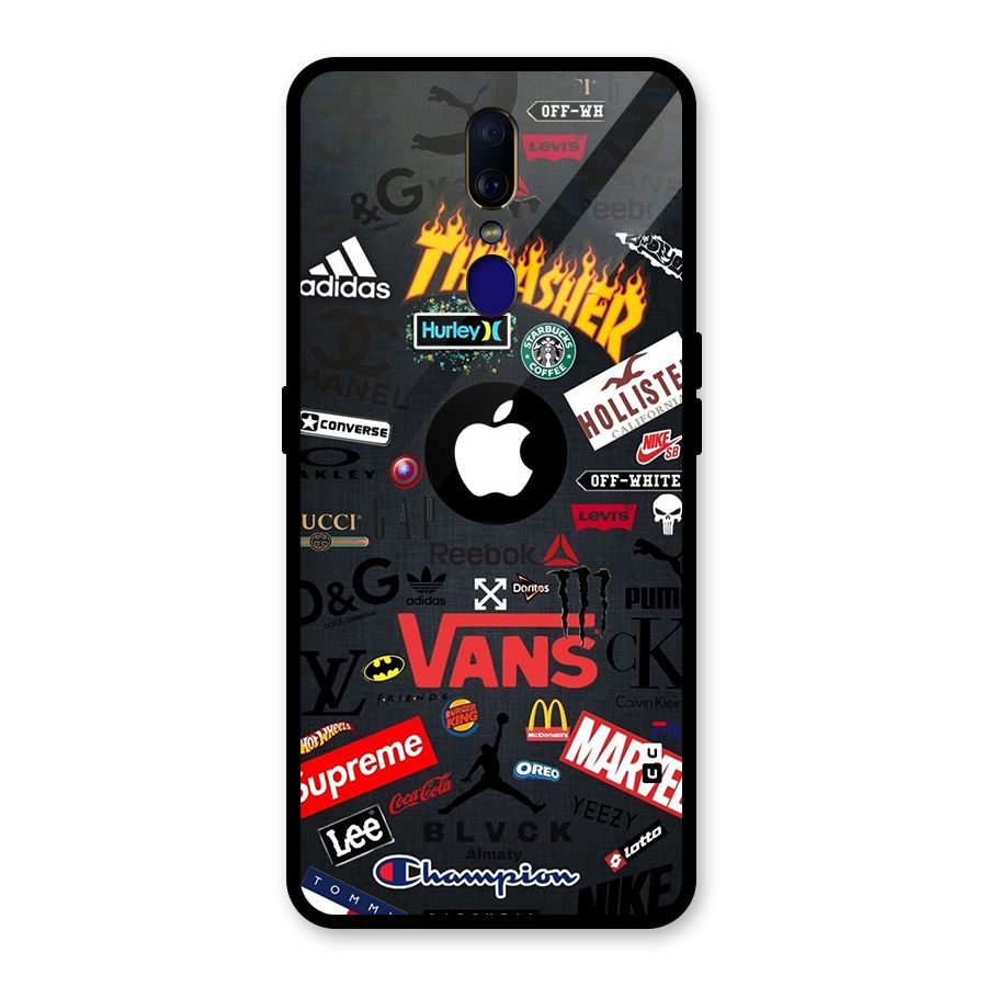 Rich Life Glass Back Case for Oppo F11