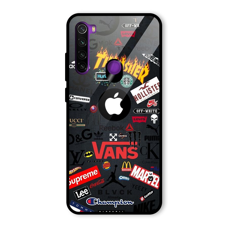 Rich Life Glass Back Case for Redmi Note 8