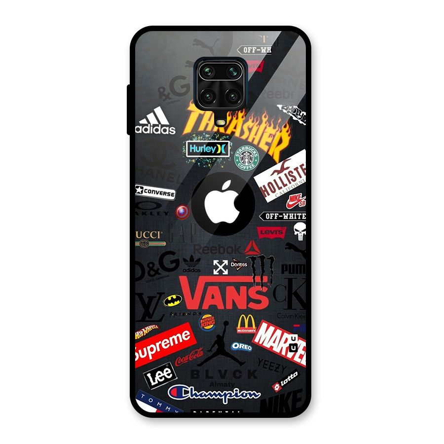 Rich Life Glass Back Case for Redmi Note 9 Pro