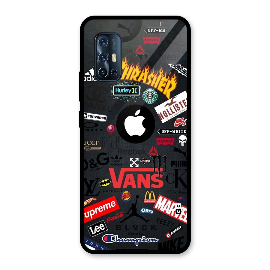 Rich Life Glass Back Case for Vivo V17