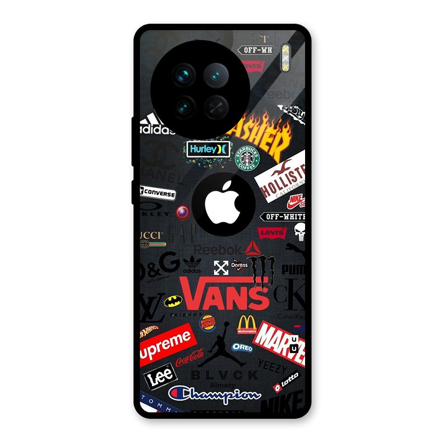 Rich Life Glass Back Case for Vivo X90