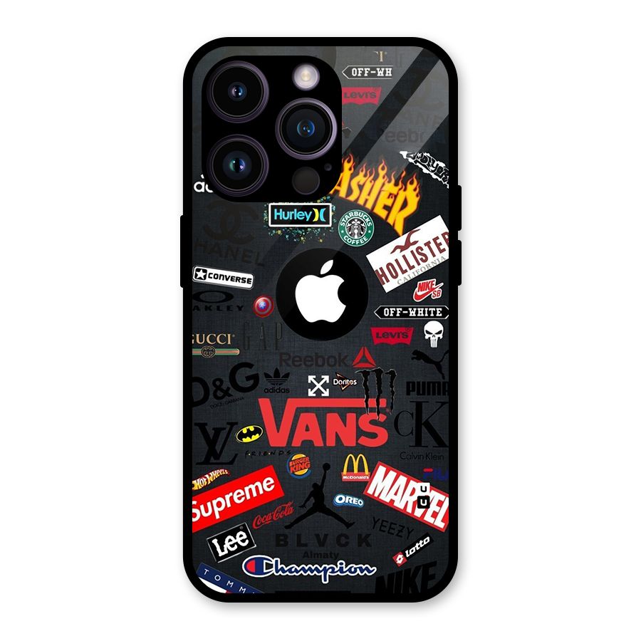 Rich Life Glass Back Case for iPhone 14 Pro