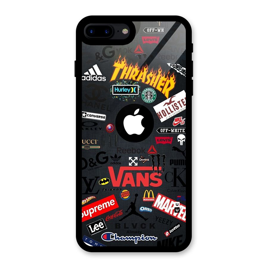 Rich Life Glass Back Case for iPhone 8 Plus