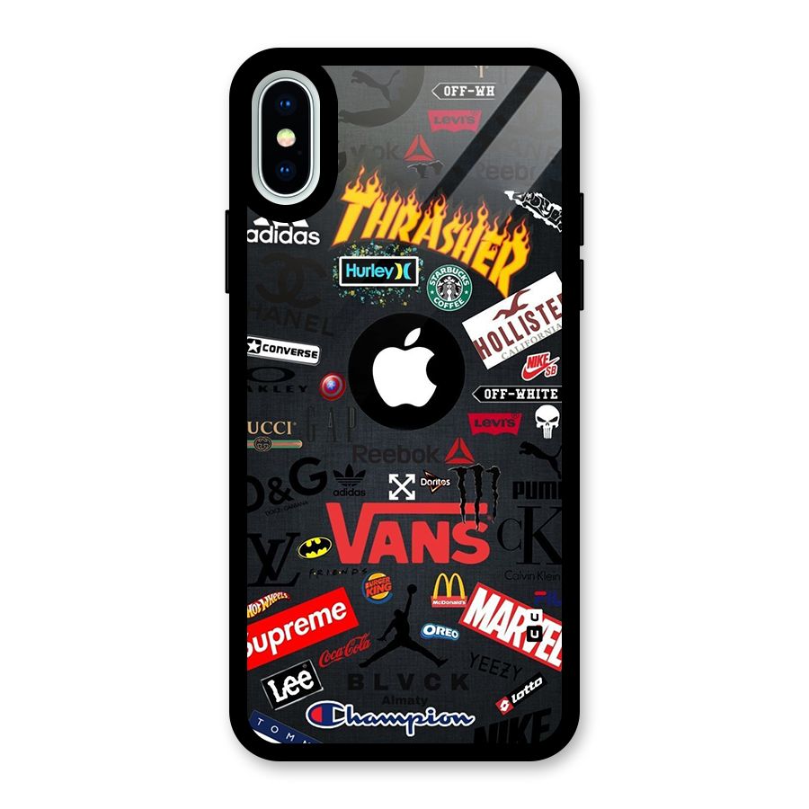 Rich Life Glass Back Case for iPhone XS