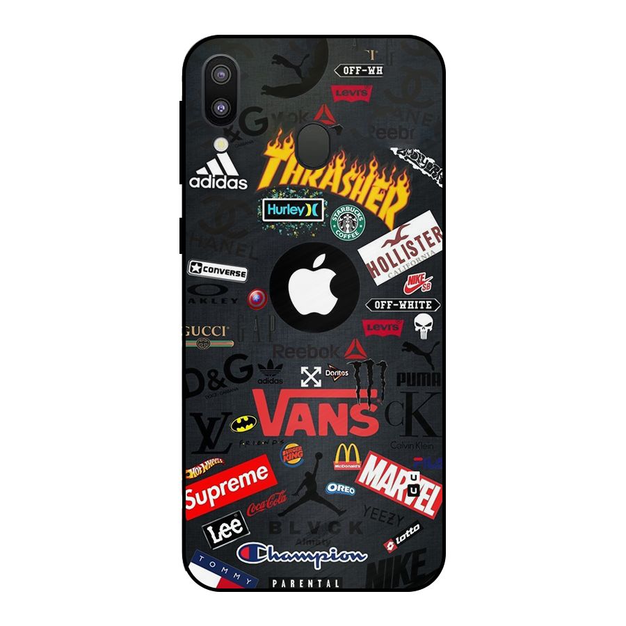 Rich Life Metal Back Case for Galaxy M20