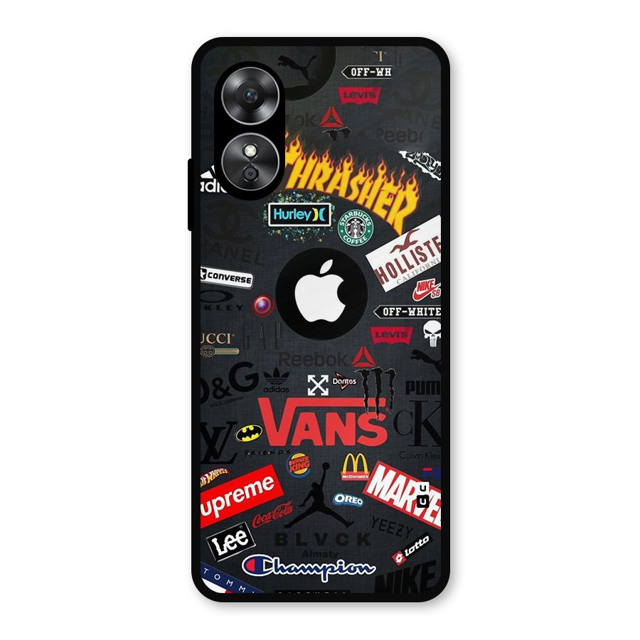 Rich Life Metal Back Case for Oppo A17