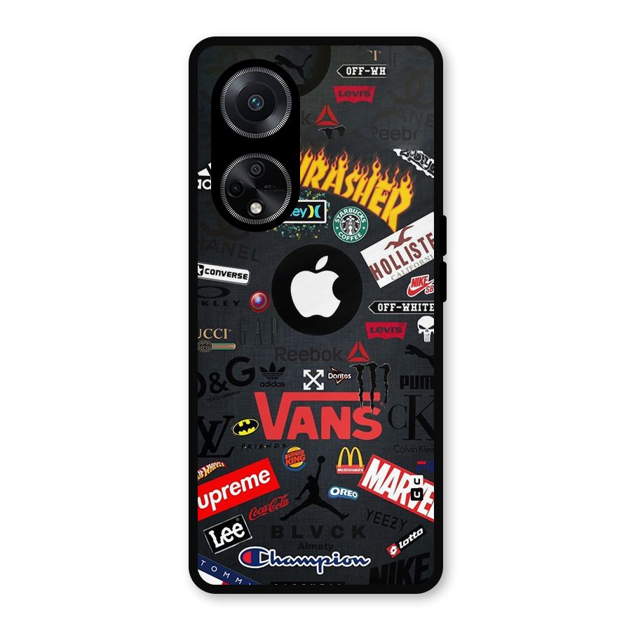 Rich Life Metal Back Case for Oppo F23