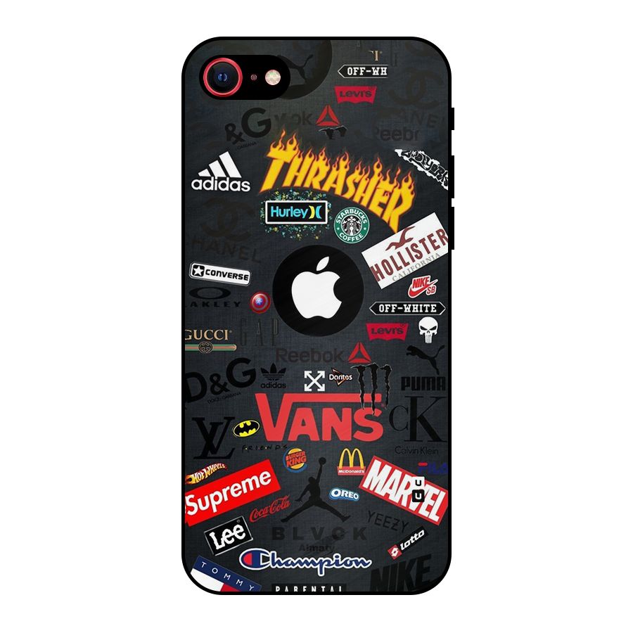 Rich Life Metal Back Case for iPhone 8