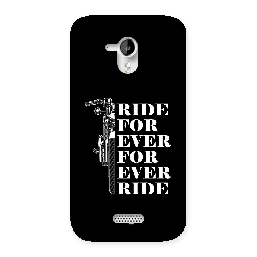 Ride Forever Back Case for Canvas HD A116
