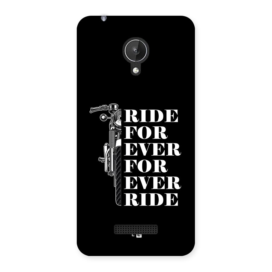 Ride Forever Back Case for Canvas Spark Q380