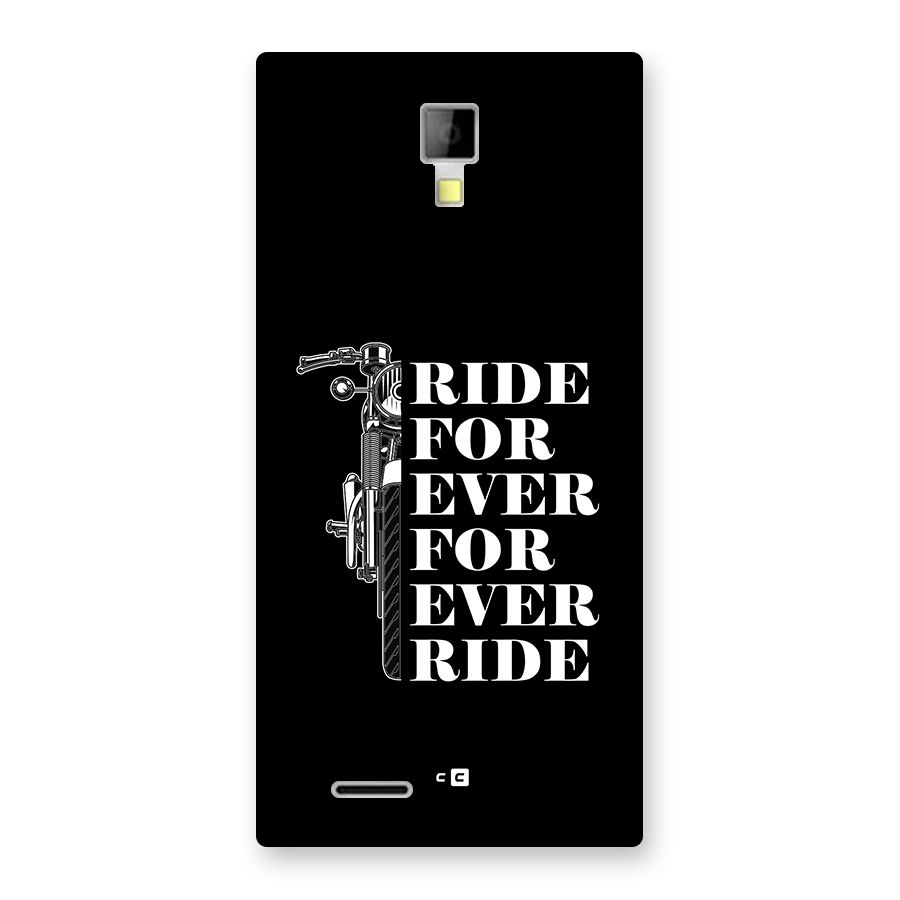 Ride Forever Back Case for Canvas Xpress A99