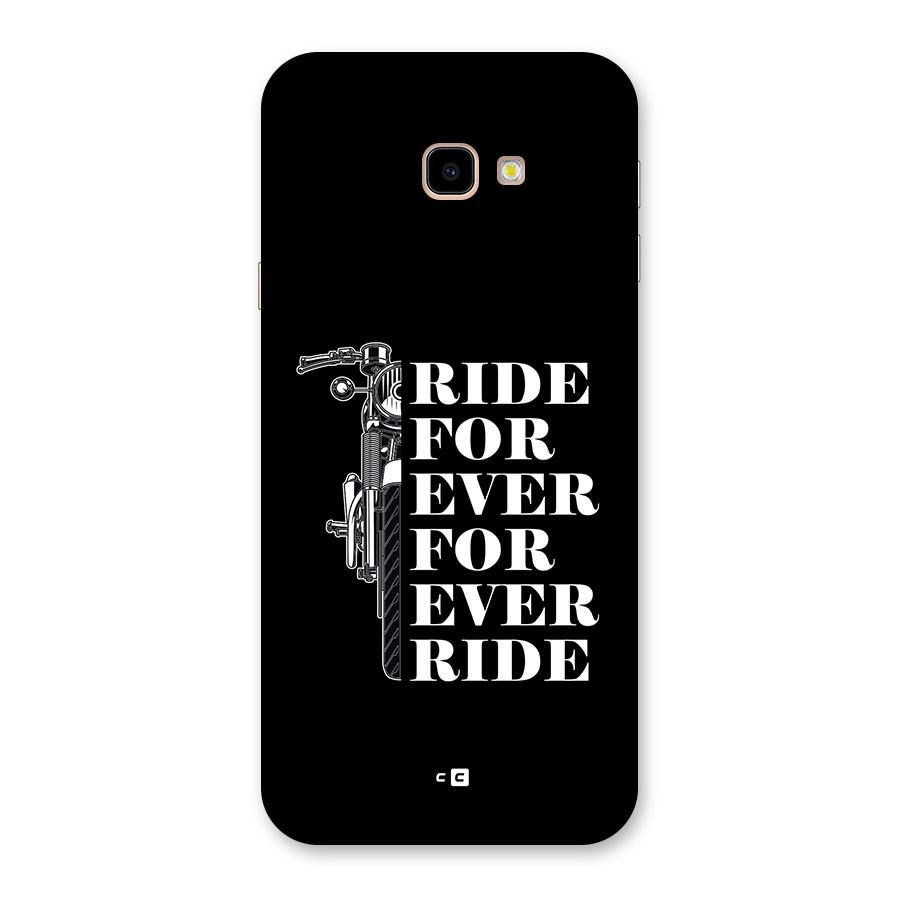 Ride Forever Back Case for Galaxy J4 Plus