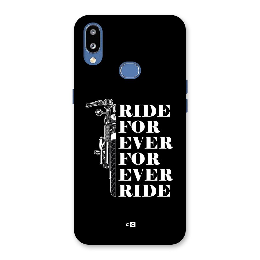 Ride Forever Back Case for Galaxy M01s