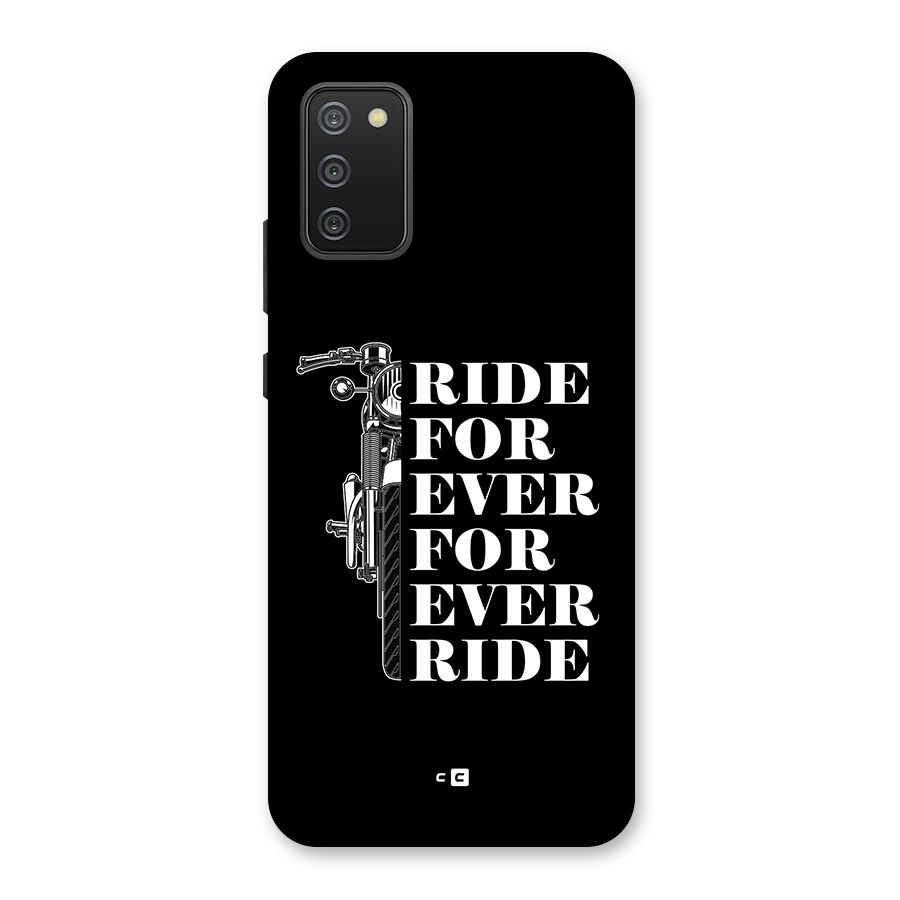Ride Forever Back Case for Galaxy M02s