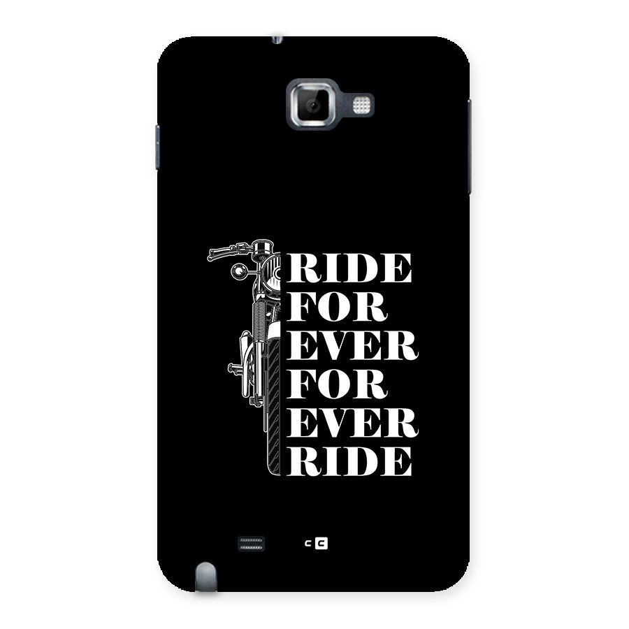 Ride Forever Back Case for Galaxy Note