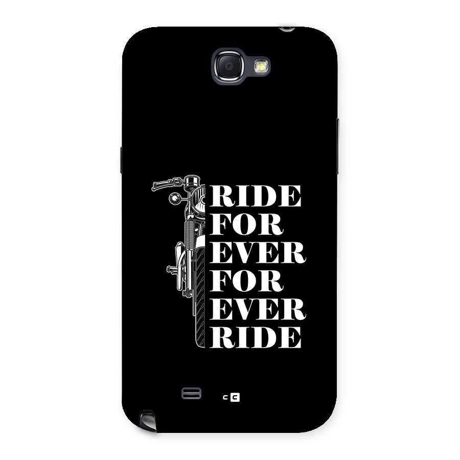 Ride Forever Back Case for Galaxy Note 2