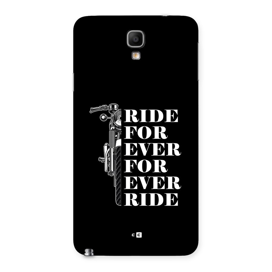 Ride Forever Back Case for Galaxy Note 3 Neo