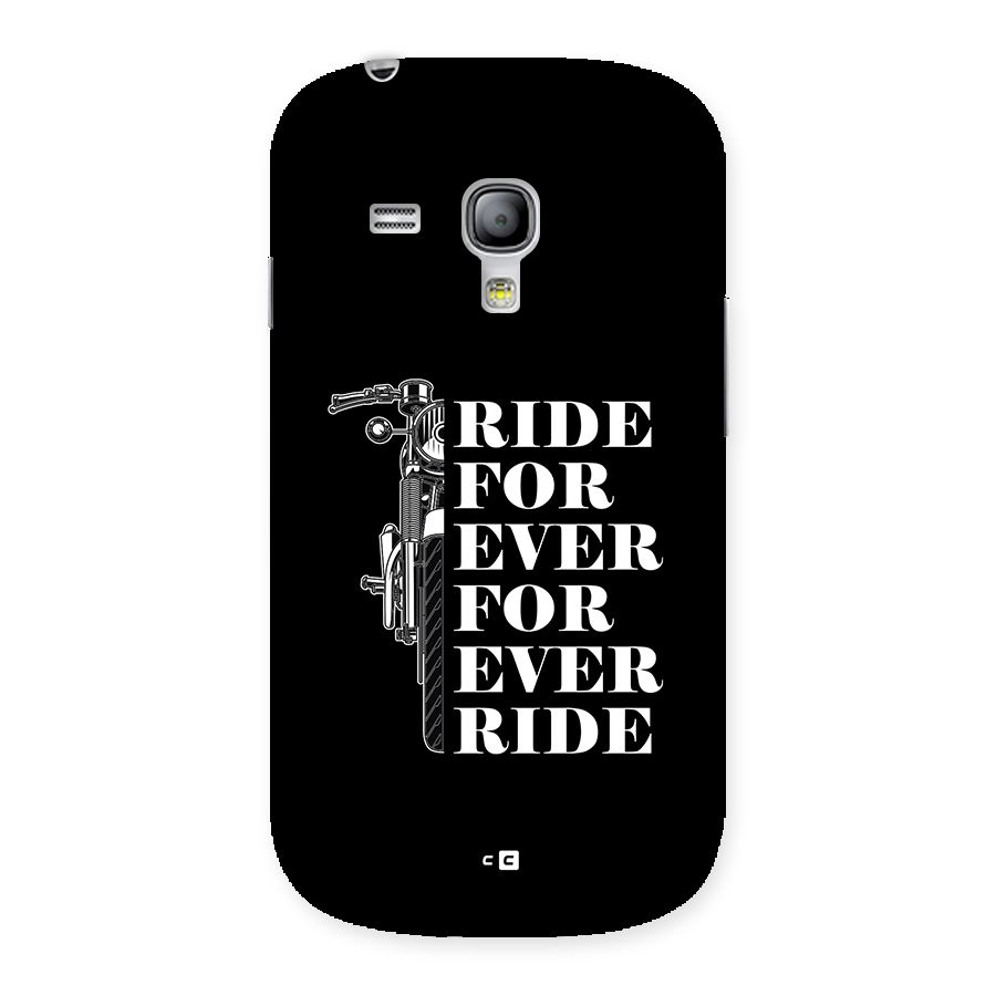 Ride Forever Back Case for Galaxy S3 Mini