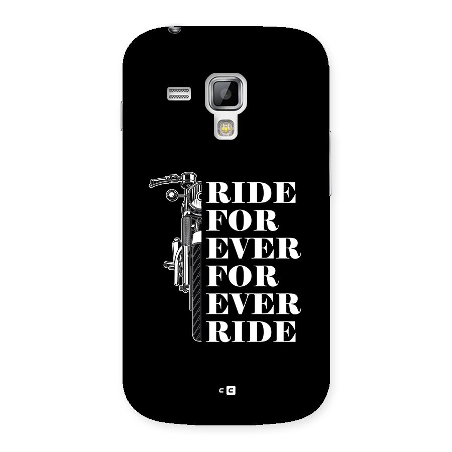 Ride Forever Back Case for Galaxy S Duos