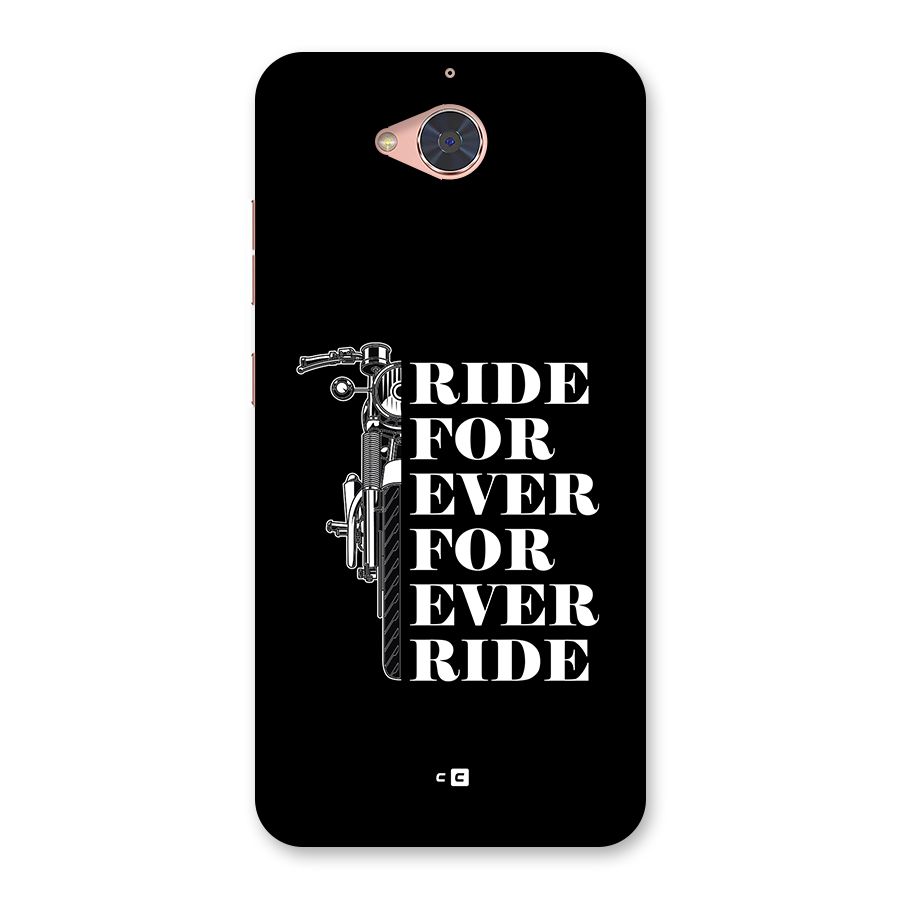 Ride Forever Back Case for Gionee S6 Pro