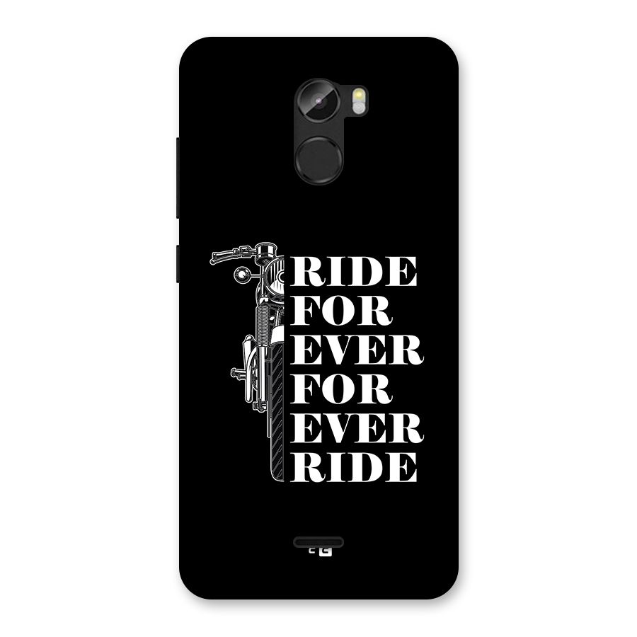 Ride Forever Back Case for Gionee X1