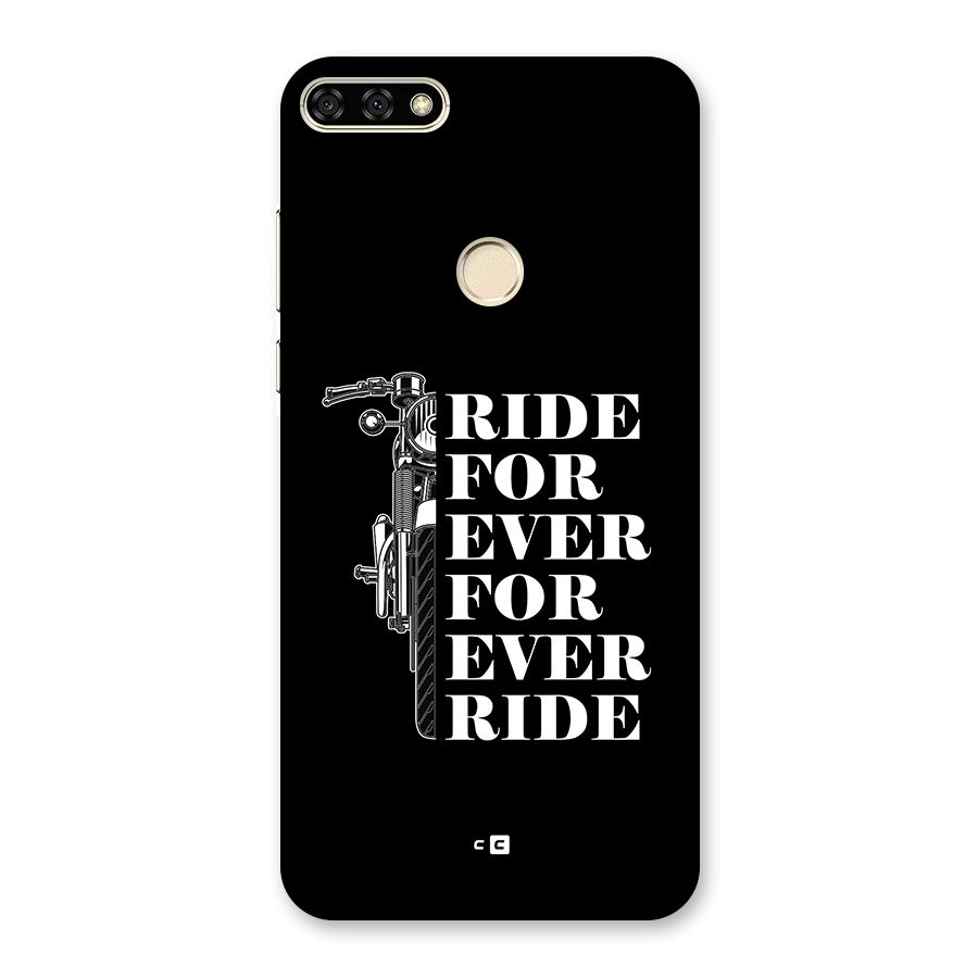 Ride Forever Back Case for Honor 7A
