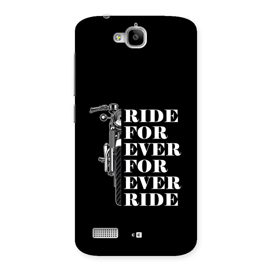 Ride Forever Back Case for Honor Holly