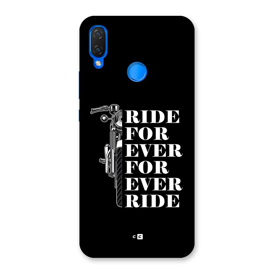 Ride Forever Back Case for Huawei P Smart Plus