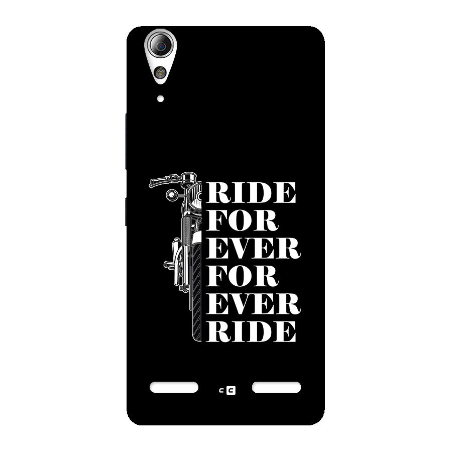 Ride Forever Back Case for Lenovo A6000 Plus