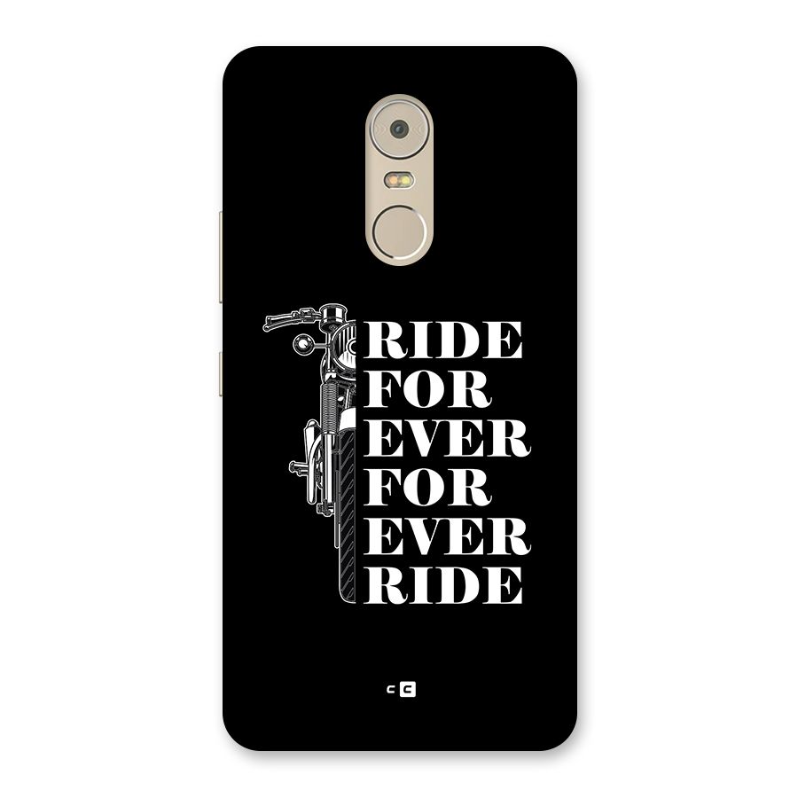 Ride Forever Back Case for Lenovo K6 Note