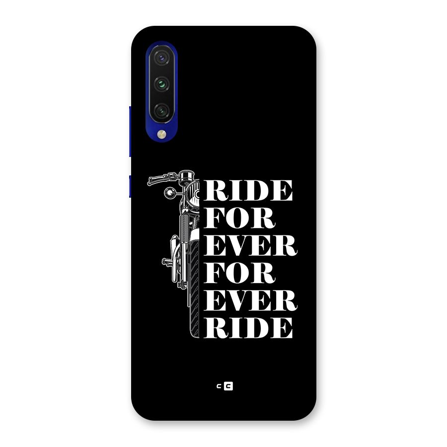 Ride Forever Back Case for Mi A3