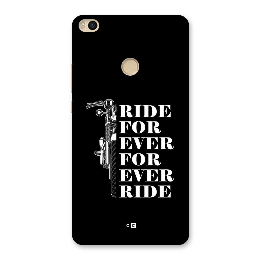 Ride Forever Back Case for Mi Max 2