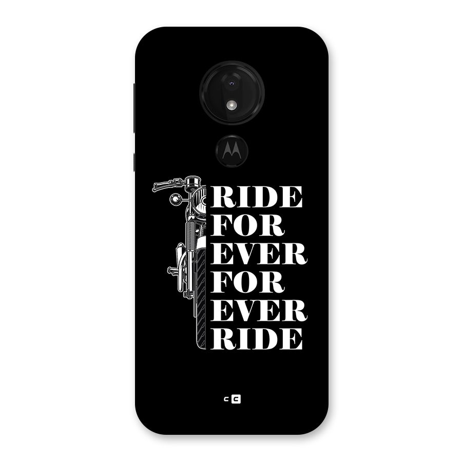 Ride Forever Back Case for Moto G7 Power