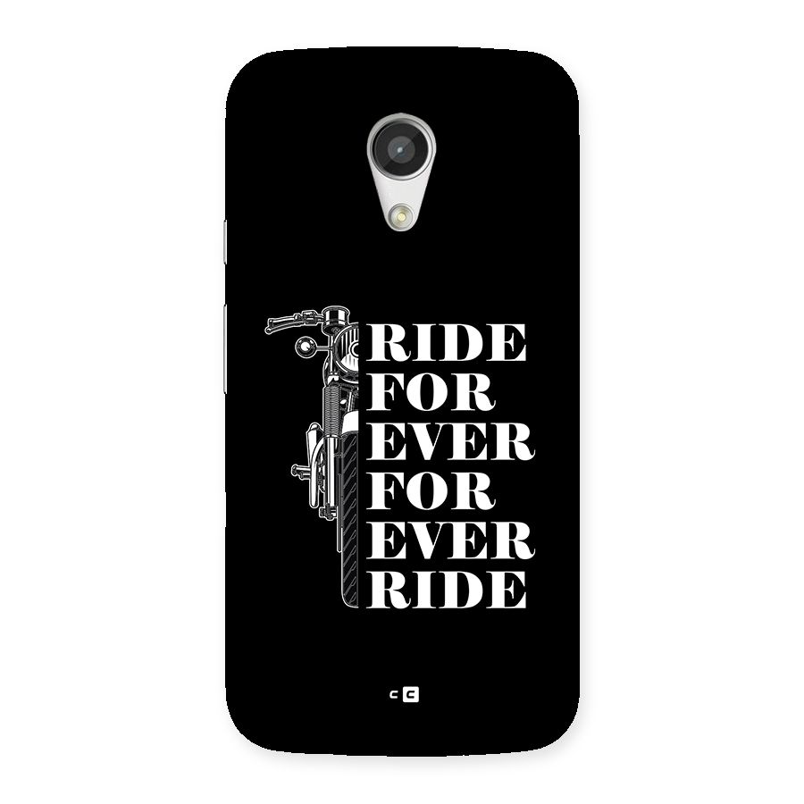 Ride Forever Back Case for Moto G 2nd Gen