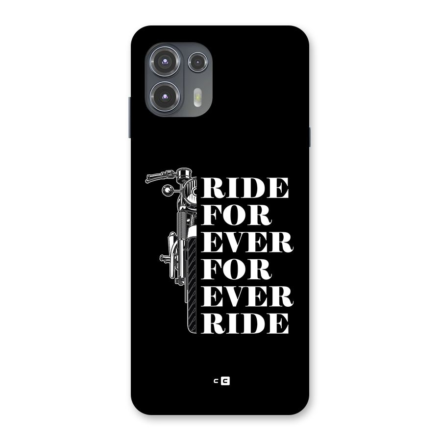 Ride Forever Back Case for Motorola Edge 20 Fusion