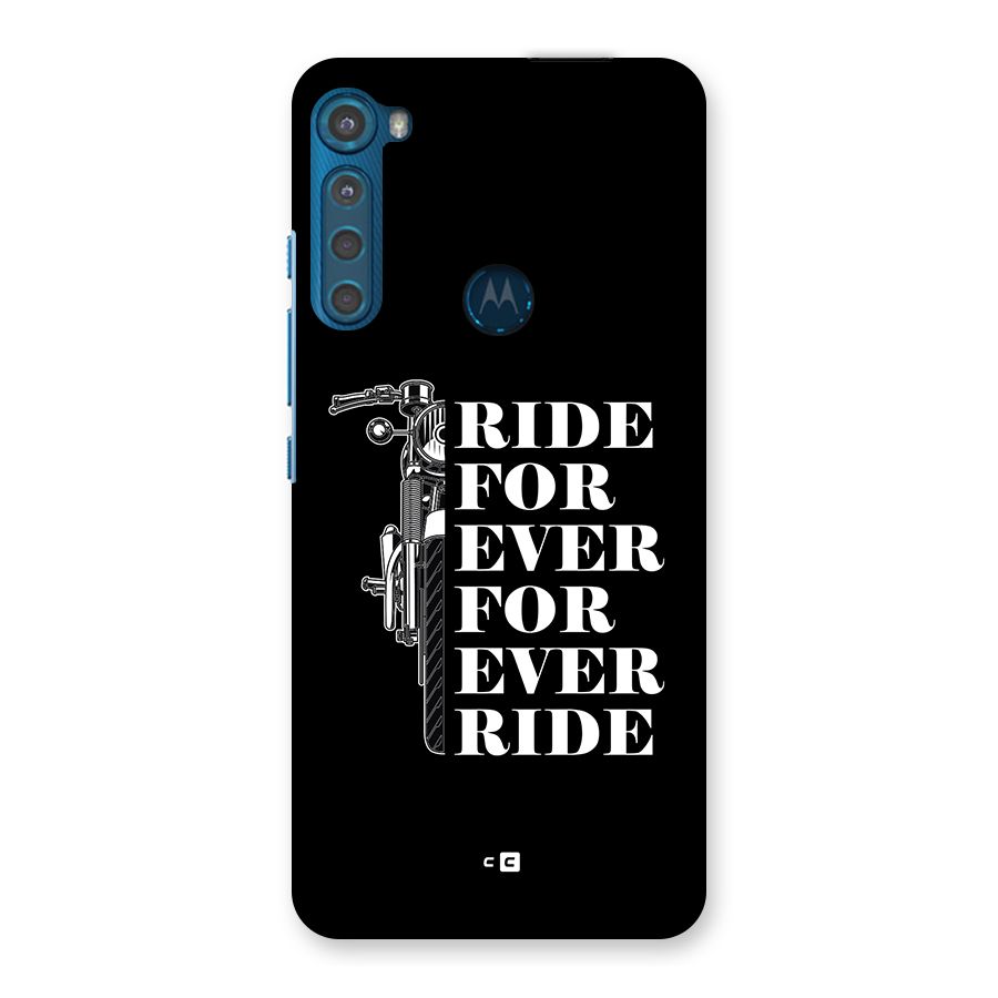 Ride Forever Back Case for Motorola One Fusion Plus