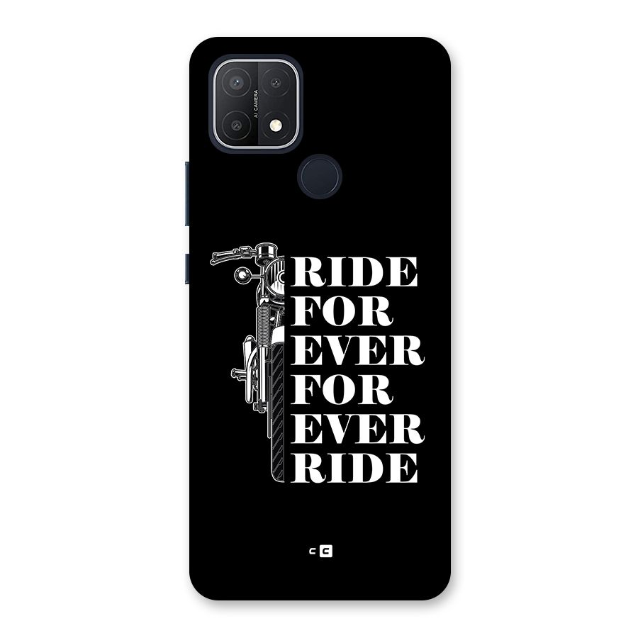 Ride Forever Back Case for Oppo A15