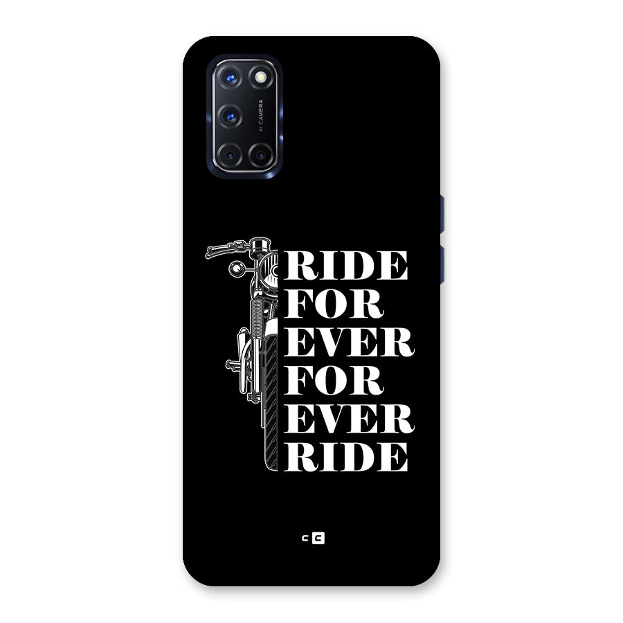 Ride Forever Back Case for Oppo A52