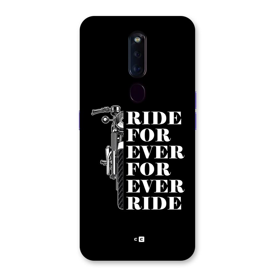 Ride Forever Back Case for Oppo F11 Pro