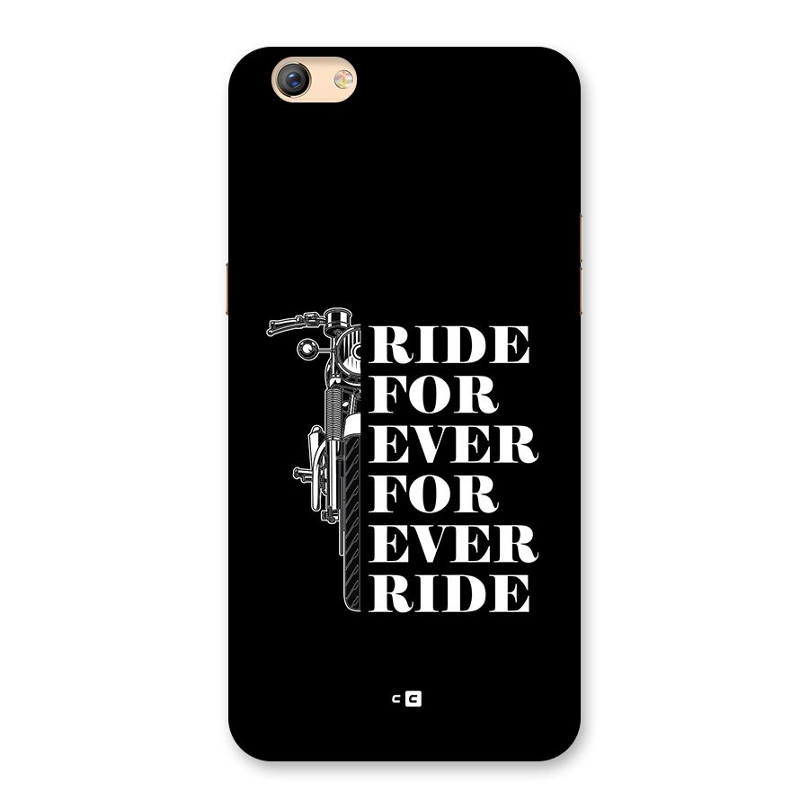 Ride Forever Back Case for Oppo F3 Plus