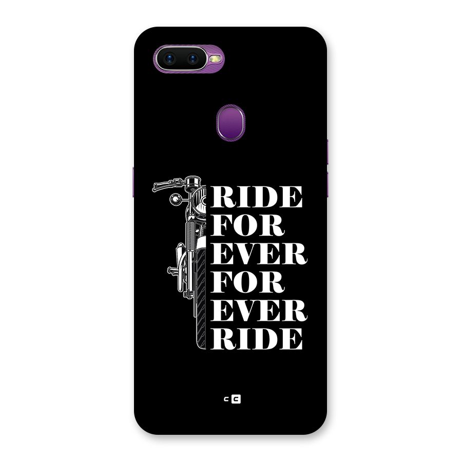 Ride Forever Back Case for Oppo F9