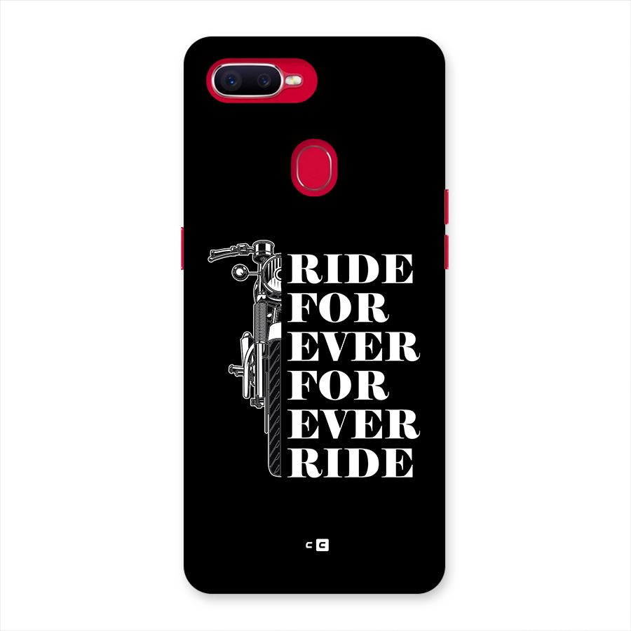 Ride Forever Back Case for Oppo F9 Pro