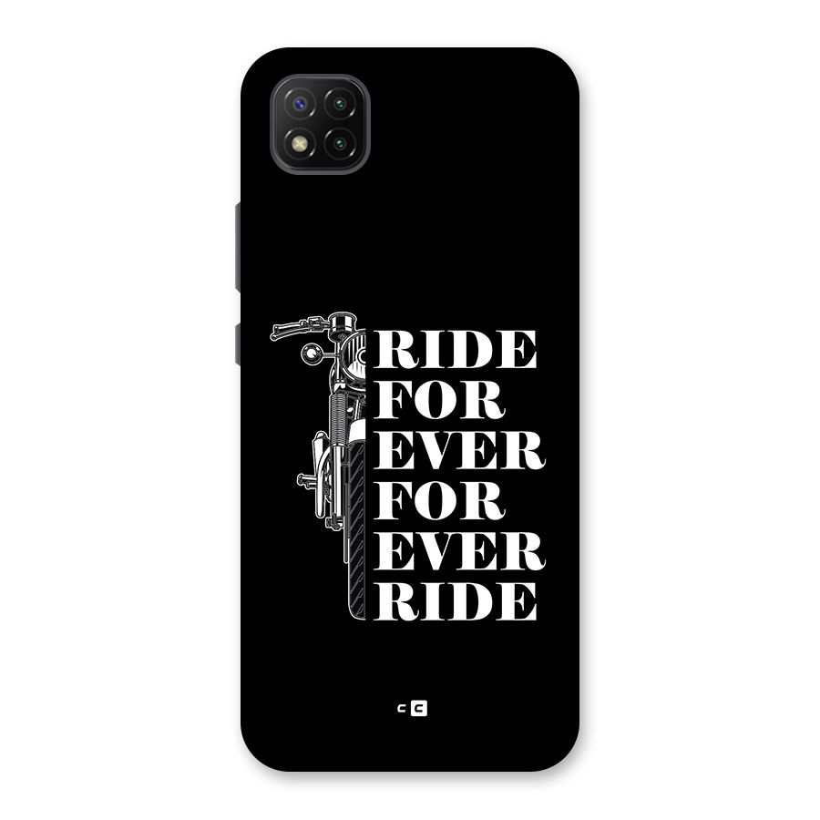 Ride Forever Back Case for Poco C3
