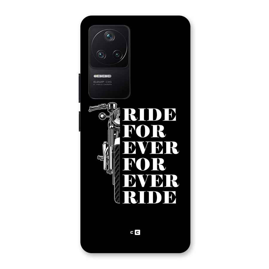 Ride Forever Back Case for Poco F4 5G