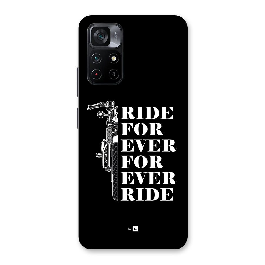 Ride Forever Back Case for Poco M4 Pro 5G